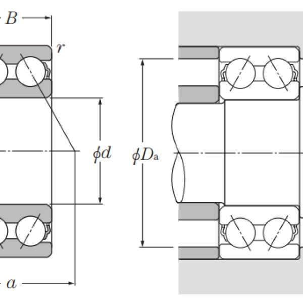 Bạc đạn NTN 5206S