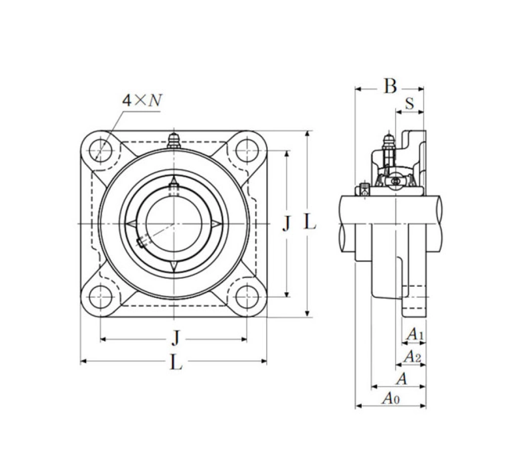 Gối đỡ NTN C-UCF208D1