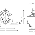 Gối đỡ NTN C-UCP208D1