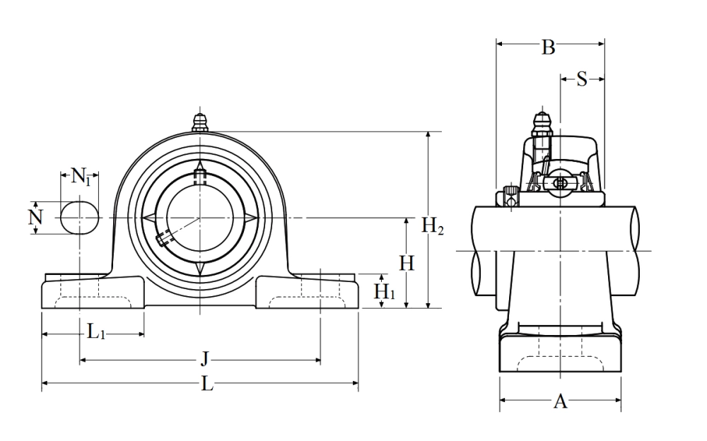 Gối đỡ NTN C-UCP314D1