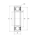 Bạc đạn NTN 6207LUC3