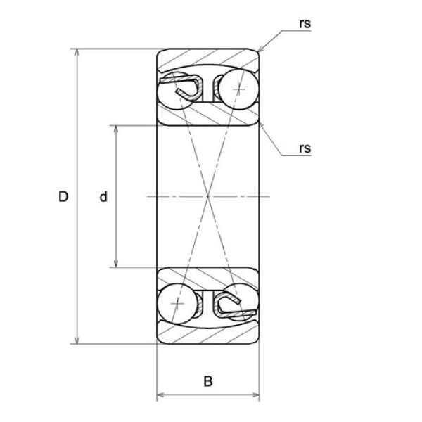 Bạc đạn NTN 1206SC3