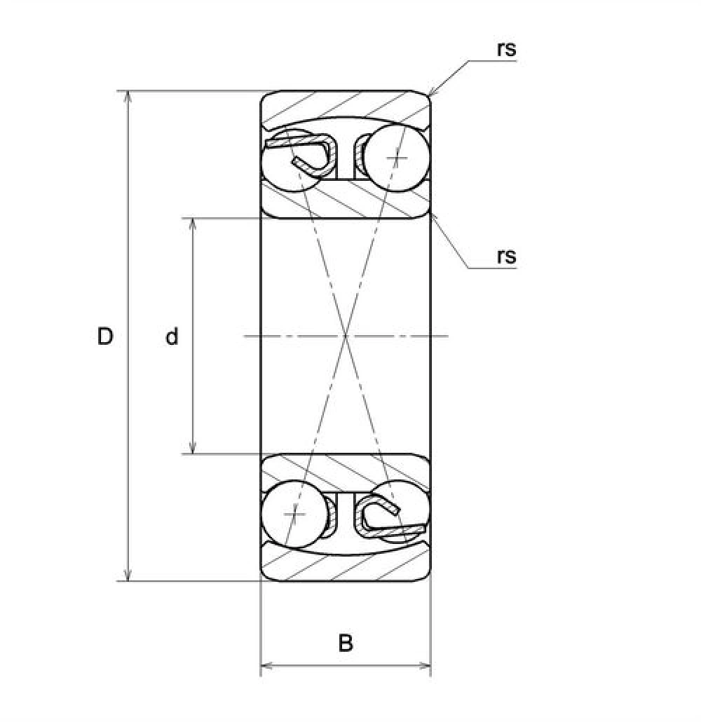 Bạc đạn NTN 1207S