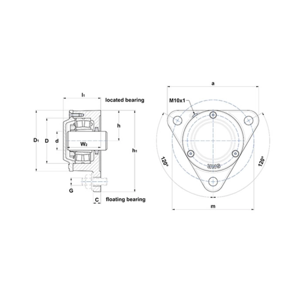 Gối đỡ NTN 722509 DA