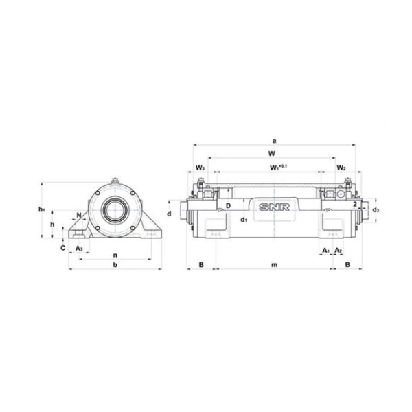Gối đỡ NTN DLG 315 AD