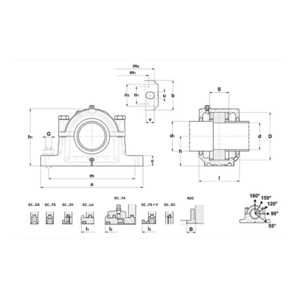 Gối đỡ NTN SNOE214CBF