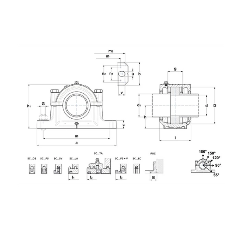Gối đỡ NTN SNOE214CBF
