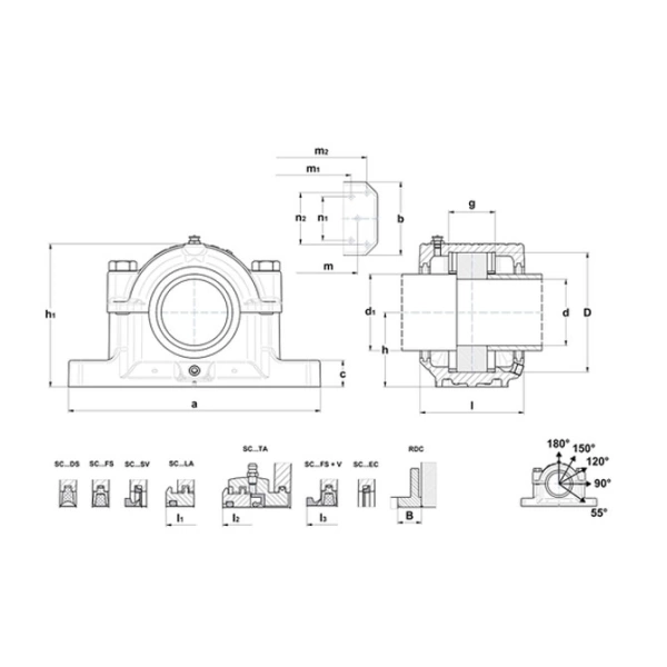 Gối đỡ NTN SNC219