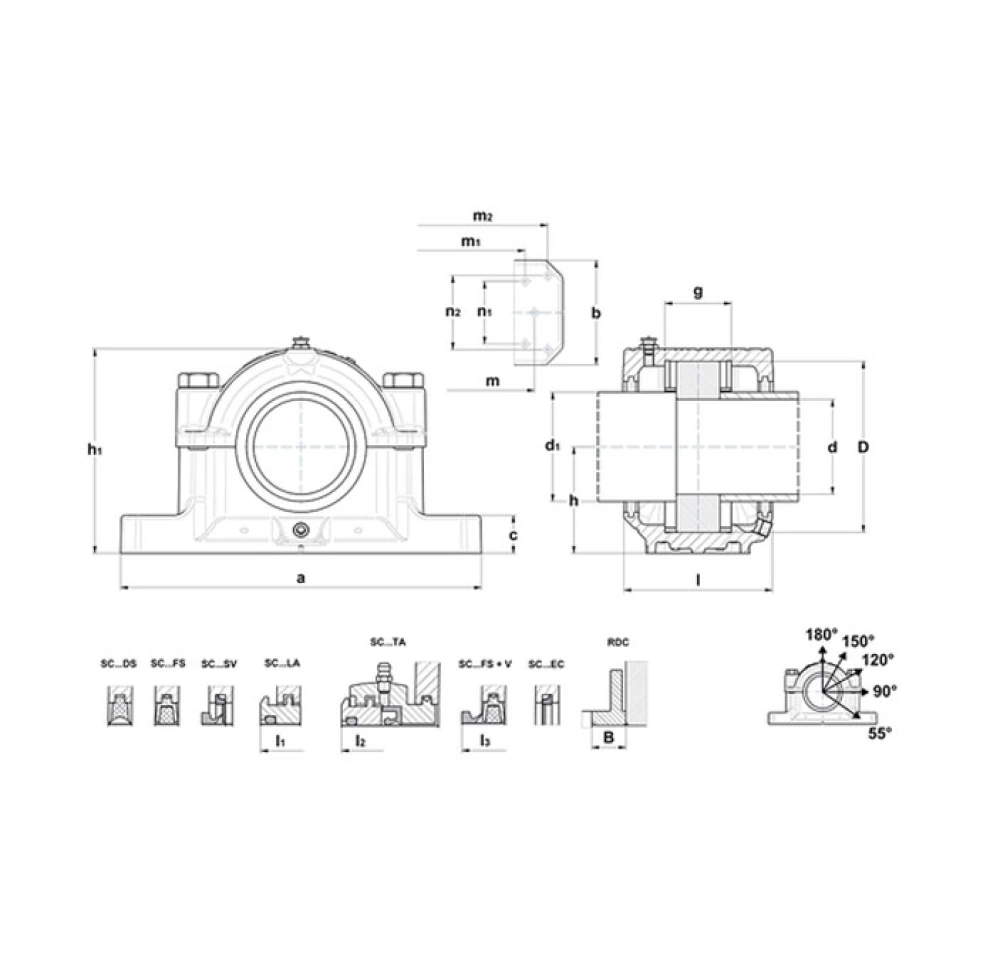 Gối đỡ NTN SNC211