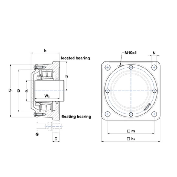 Gối đỡ NTN 722515 A