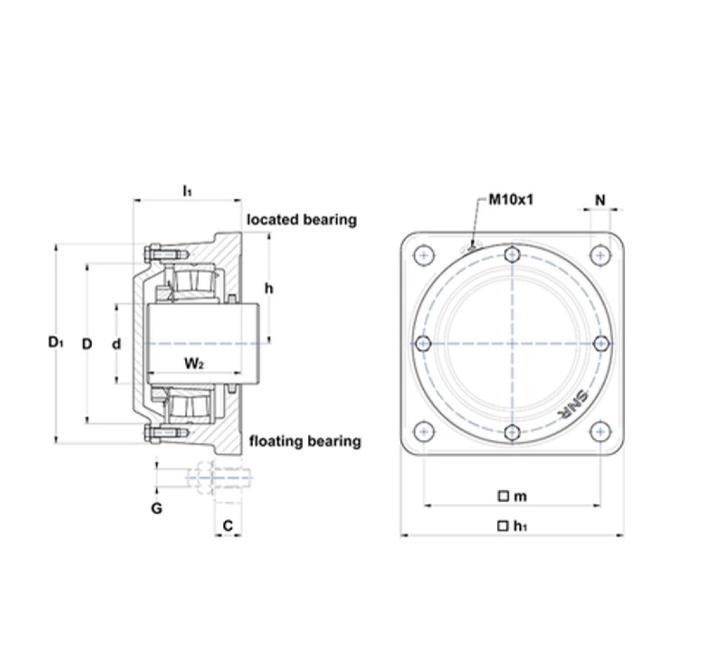 Gối đỡ NTN 722515 A
