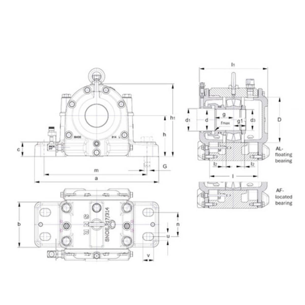 Gối đỡ NTN SNOE314AF