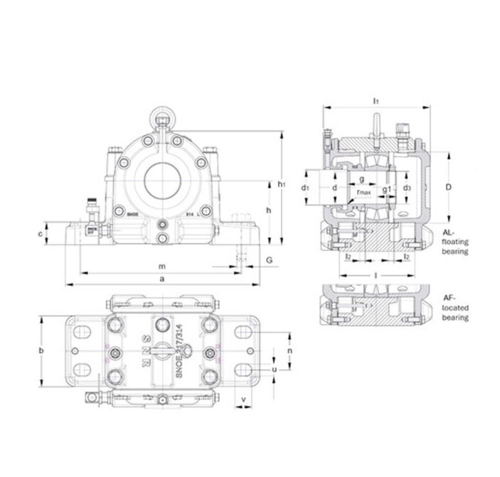Gối đỡ NTN SNOE314AF