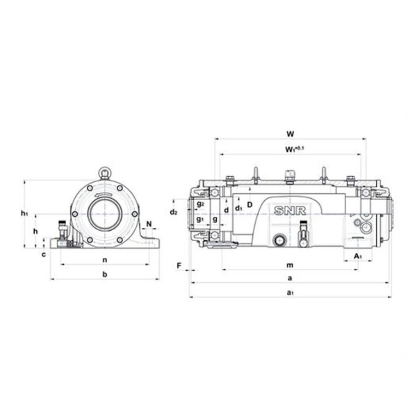 Gối đỡ NTN ZLOE 220/1 A