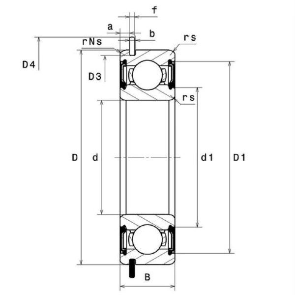 Bạc đạn NTN 6007LLUNR/2AS