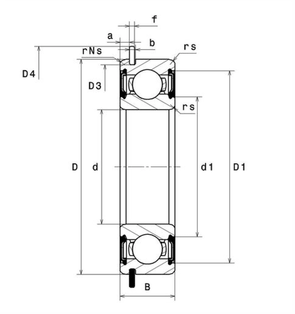 Bạc đạn NTN 6207LLUNR/2AS