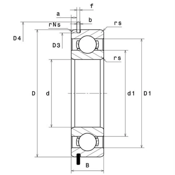 Bạc đạn NTN 6205NR