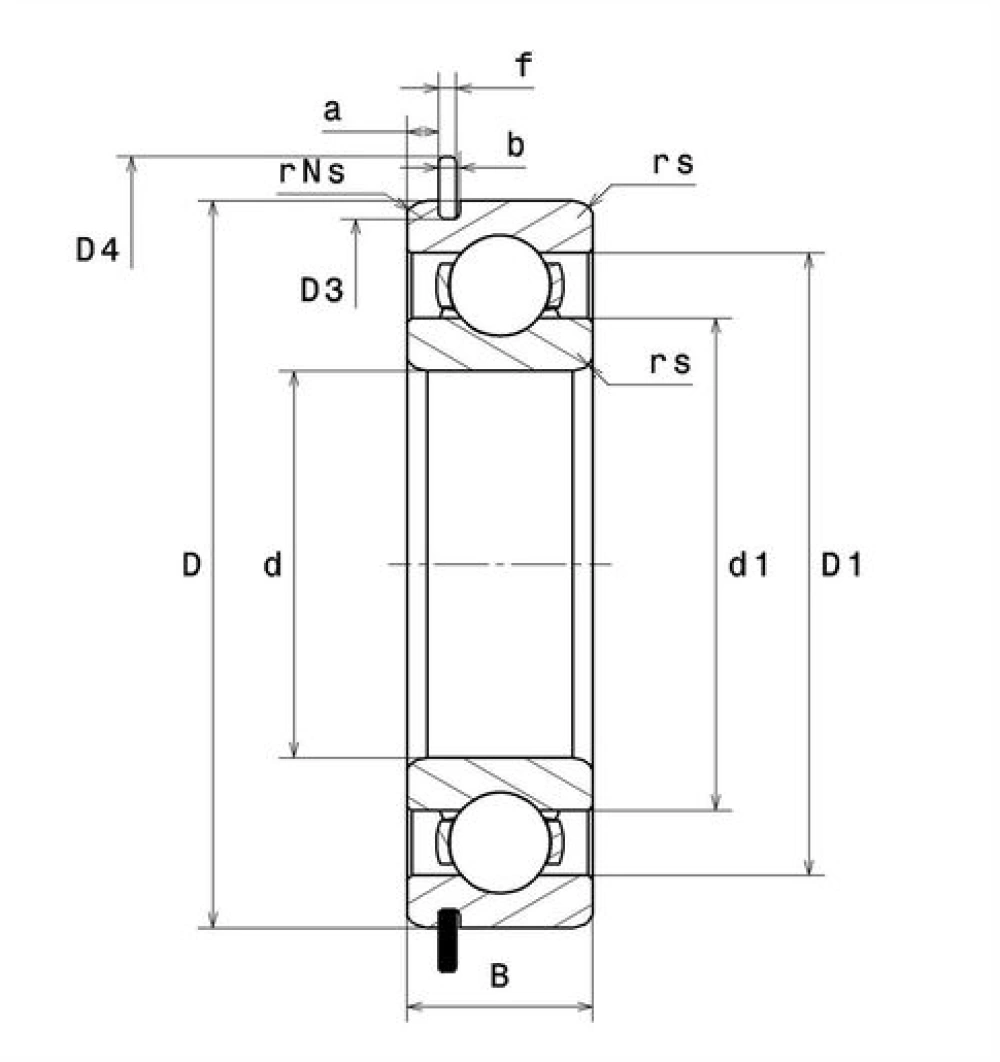 Bạc đạn NTN 6206ZNR