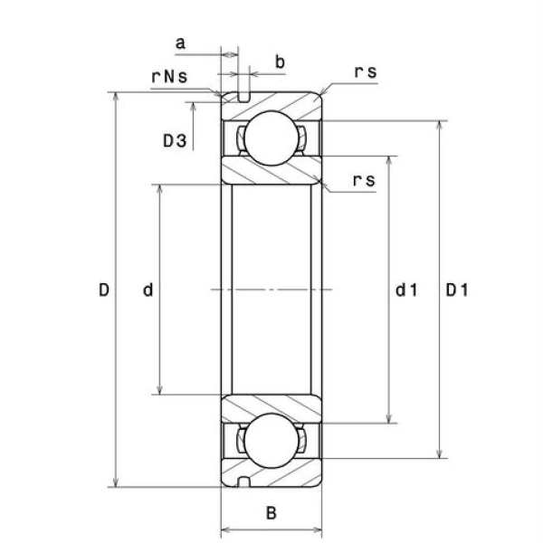 Bạc đạn NTN 6206N
