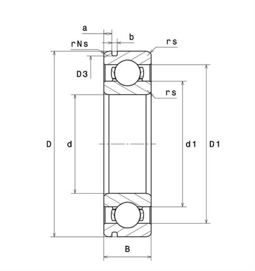 Bạc đạn NTN 6206NC3