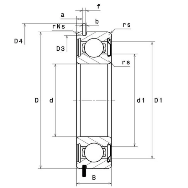 Bạc đạn NTN 6309ZNR