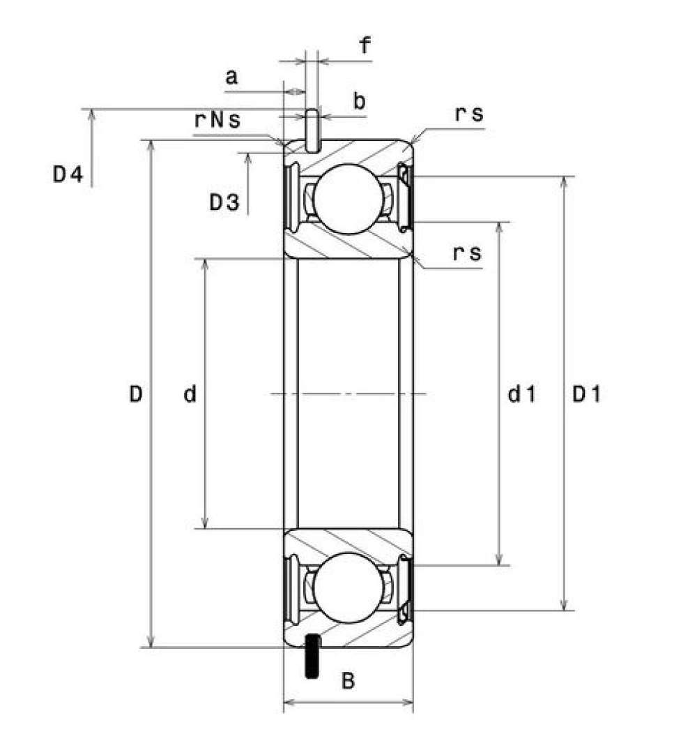 Bạc đạn NTN 6309ZNR