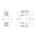 Bạc đạn NTN 7002UADG/GLP42