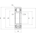 Bạc đạn NTN NUP309ET2XC3U