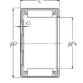 Bạc đạn NTN BK1412